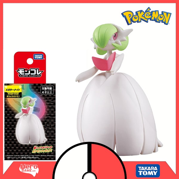 Giới thiệu mô hình Pokemon Moncolle Mega Gardevoir - Takara Tomy