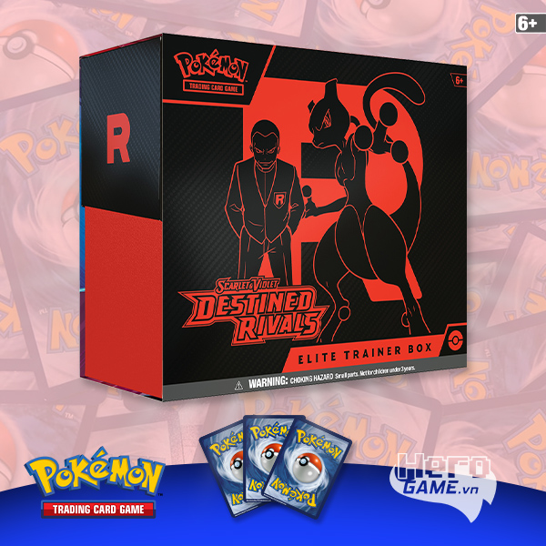 Thẻ bài TCG Pokemon Scarlet & Violet Destined Rivals Elite Trainer Box