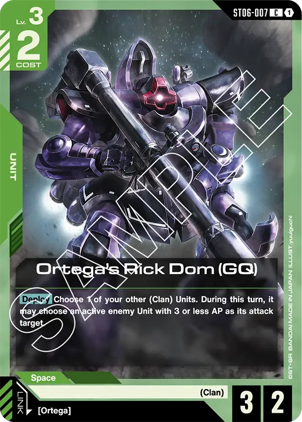 Thẻ bài TCG Gundam Starter Deck Clan Unity ST06