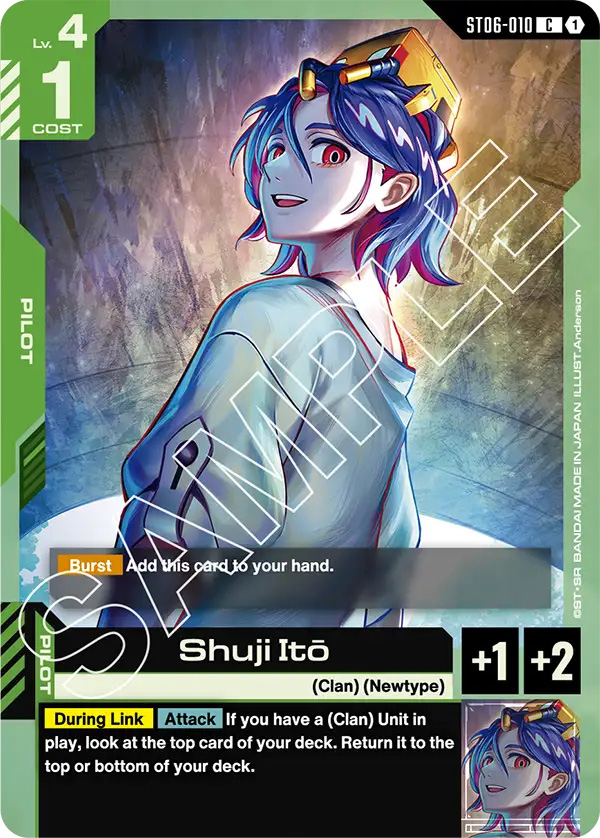 Thẻ bài TCG Gundam Starter Deck Clan Unity ST06