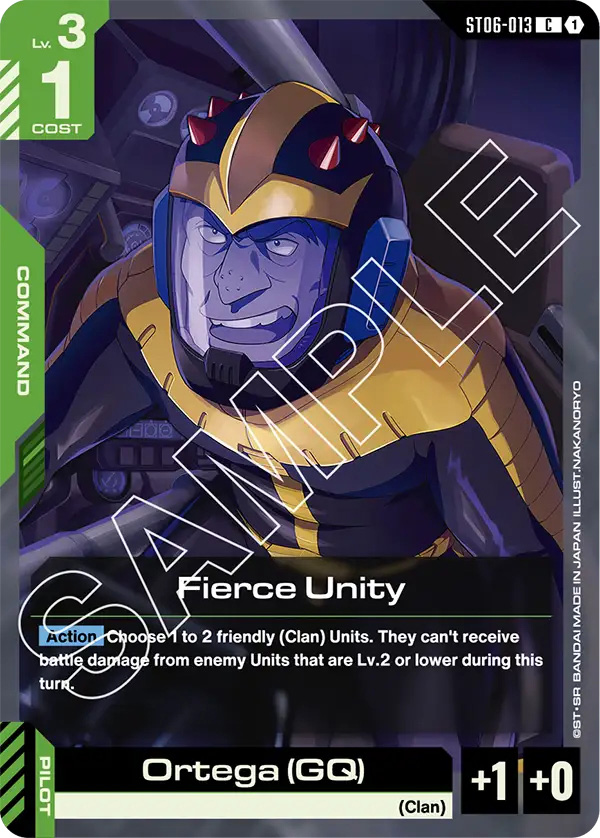 Thẻ bài TCG Gundam Starter Deck Clan Unity ST06