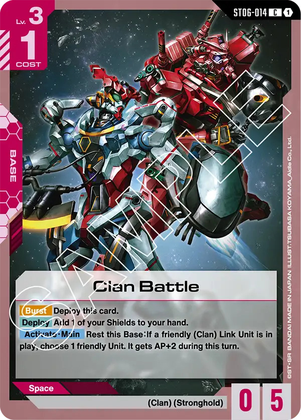 Thẻ bài TCG Gundam Starter Deck Clan Unity ST06
