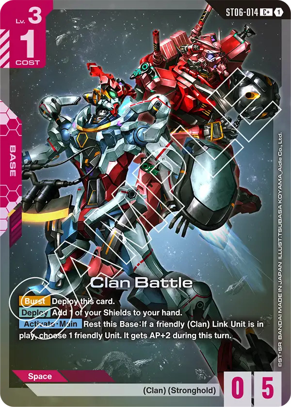 Thẻ bài TCG Gundam Starter Deck Clan Unity ST06