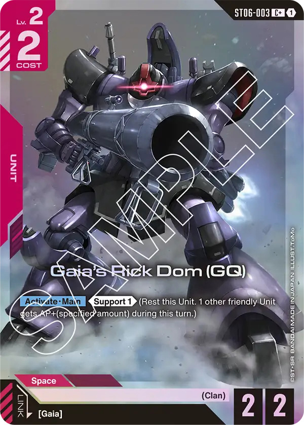 Thẻ bài TCG Gundam Starter Deck Clan Unity ST06