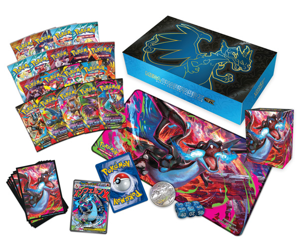 Thẻ bài TCG Pokemon Mega Evolution Phantasmal Flames Charizard X Ex Ultra Premium Collection