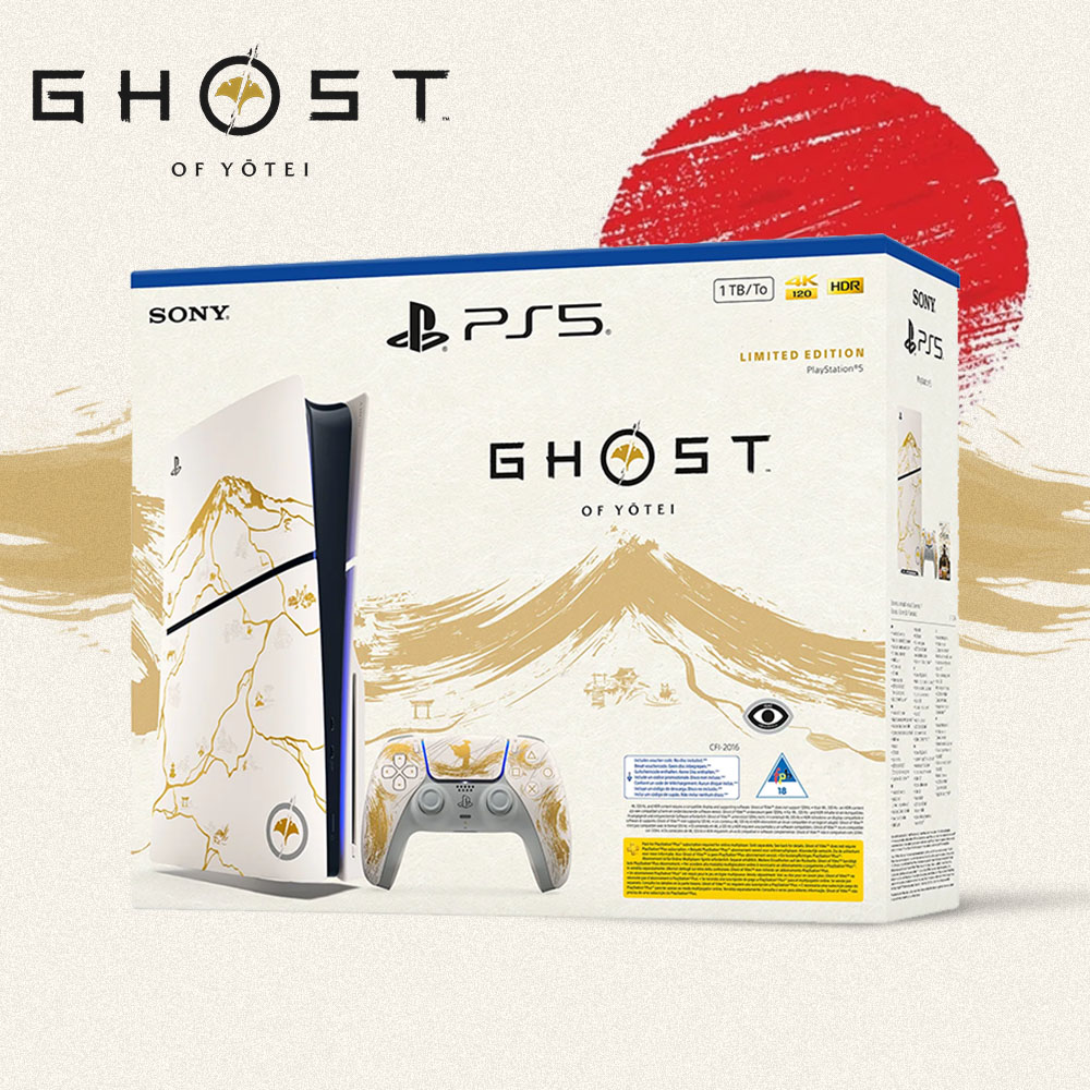 Giới Thiệu Máy PS5 Standard Slim Ghost of Yotei Gold Limited Edition - Playstation 5