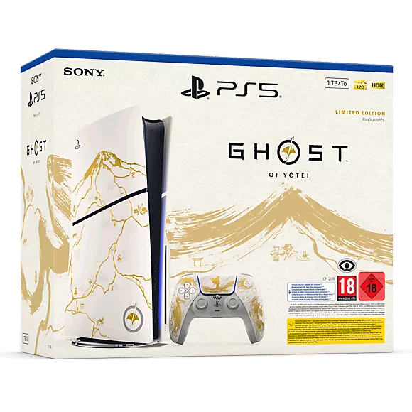 Giới Thiệu Máy PS5 Standard Slim Ghost of Yotei Gold Limited Edition - Playstation 5