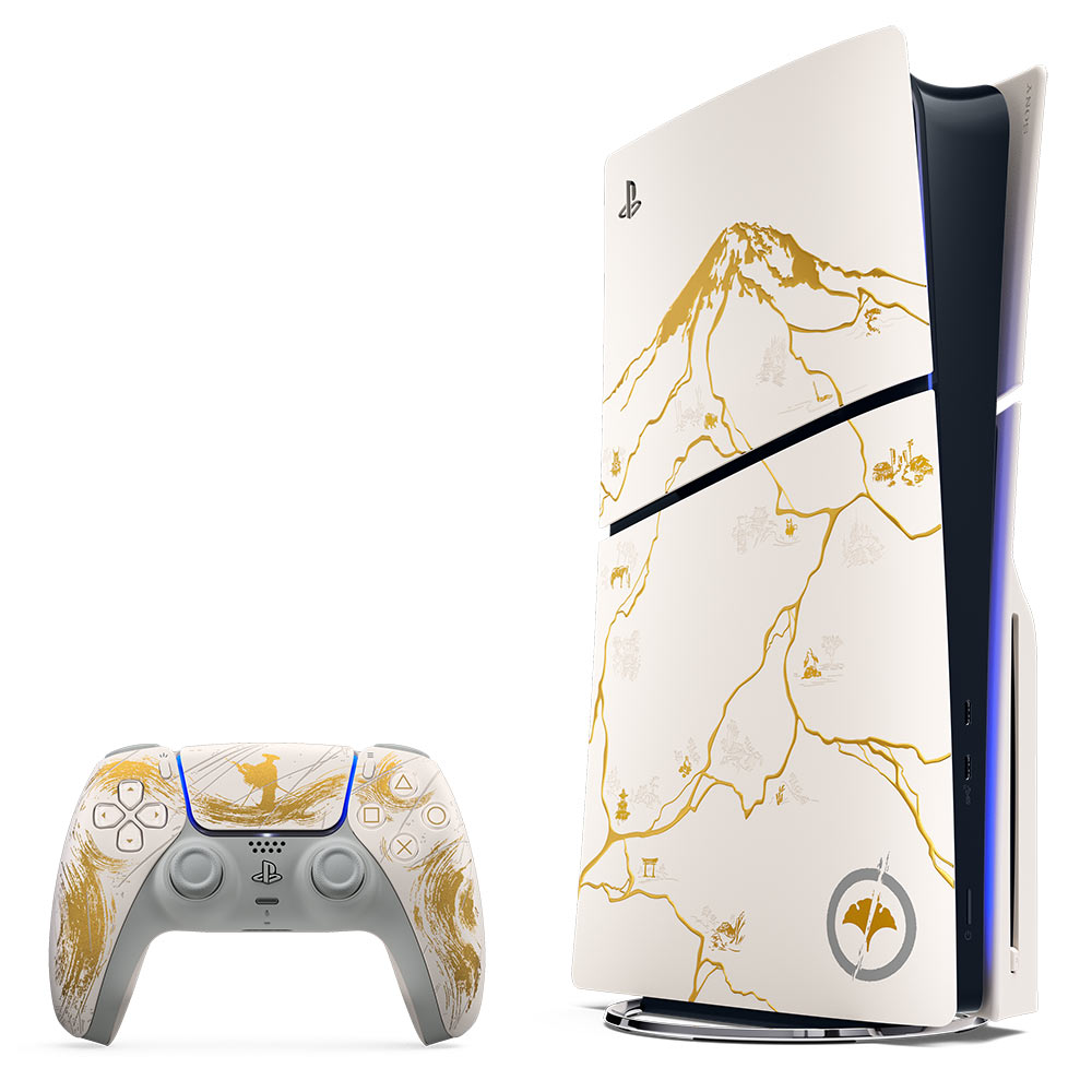 Giới Thiệu Máy PS5 Standard Slim Ghost of Yotei Gold Limited Edition - Playstation 5