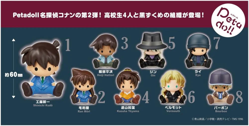 Mô hình Detective Conan Petadoll vol.2 (Blind Box) - Re-ment