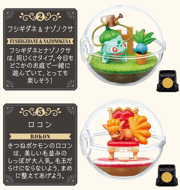 Mô hình Pokemon Terrarium Collection 10 - 30th Anniversary Version (Blind Box) - Re-ment