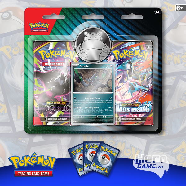 Thẻ bài TCG Pokemon Mega Evolutions Blister 2-pack Zarude