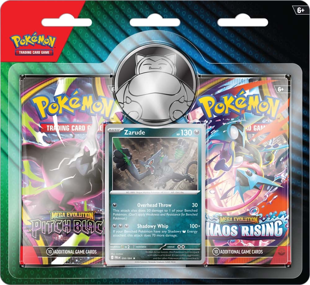 Thẻ bài TCG Pokemon Mega Evolutions Blister 2-pack Zarude