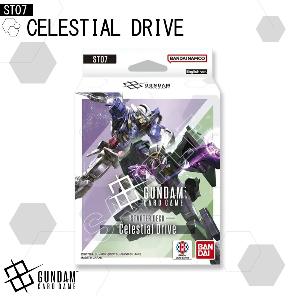 Thẻ bài TCG Gundam Starter Deck Celestial Drive ST07