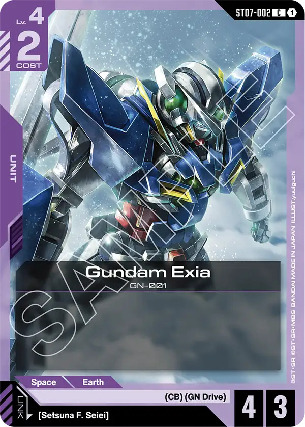 Thẻ bài TCG Gundam Starter Deck Celestial Drive ST07