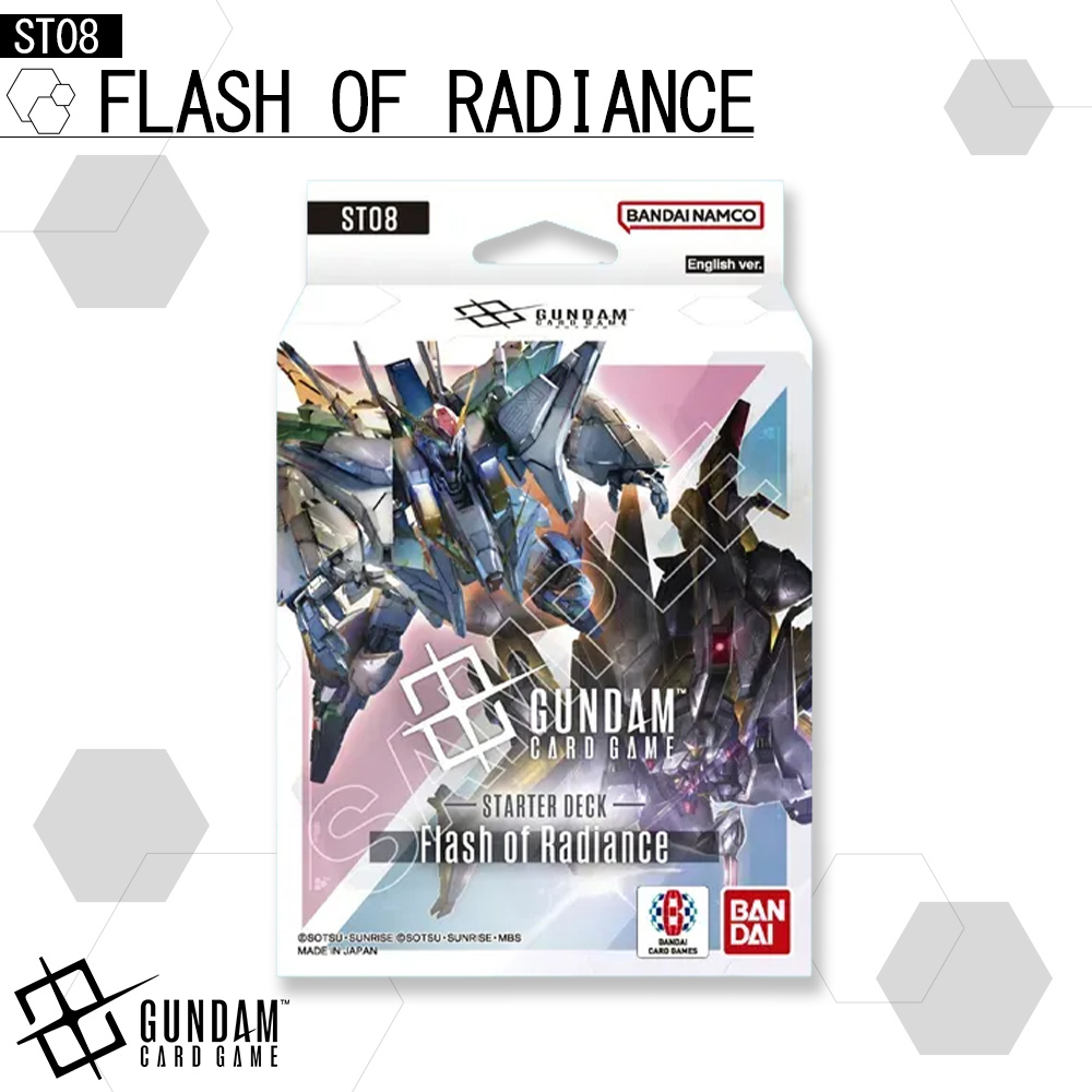 Thẻ bài TCG Gundam Starter Deck Flash of Radiance ST08