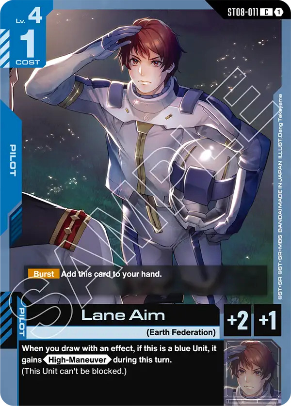 Thẻ bài TCG Gundam Starter Deck Flash of Radiance ST08