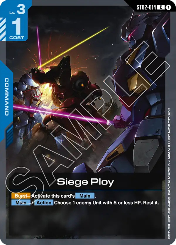 Thẻ bài TCG Gundam Starter Deck Flash of Radiance ST08