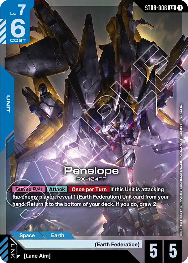 Thẻ bài TCG Gundam Starter Deck Flash of Radiance ST08