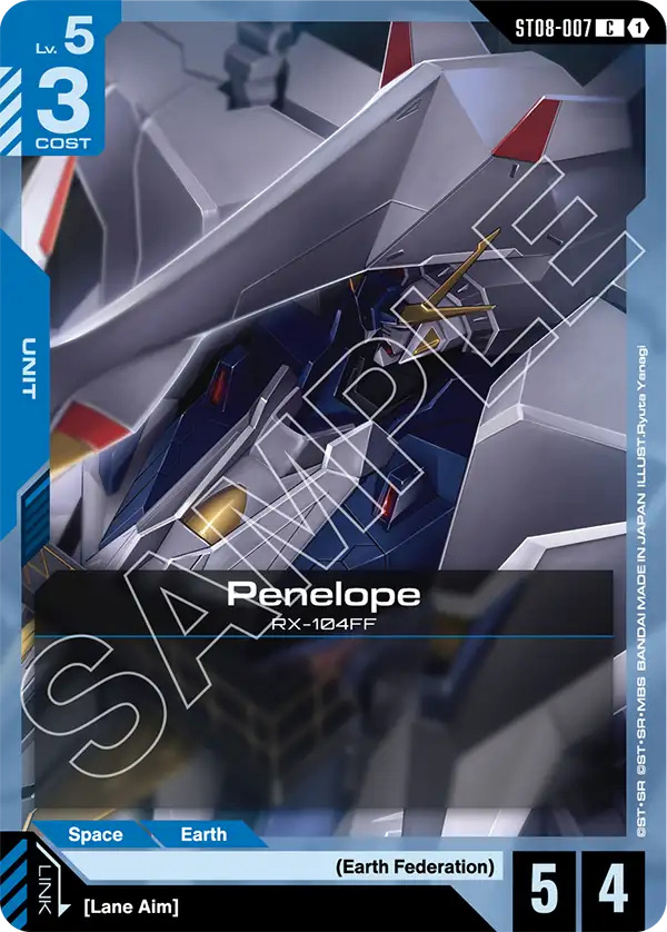 Thẻ bài TCG Gundam Starter Deck Flash of Radiance ST08