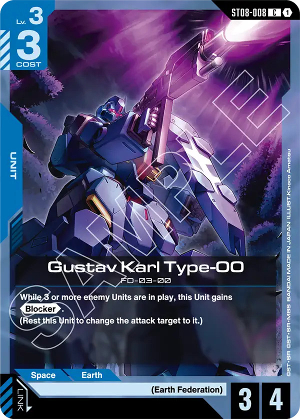 Thẻ bài TCG Gundam Starter Deck Flash of Radiance ST08
