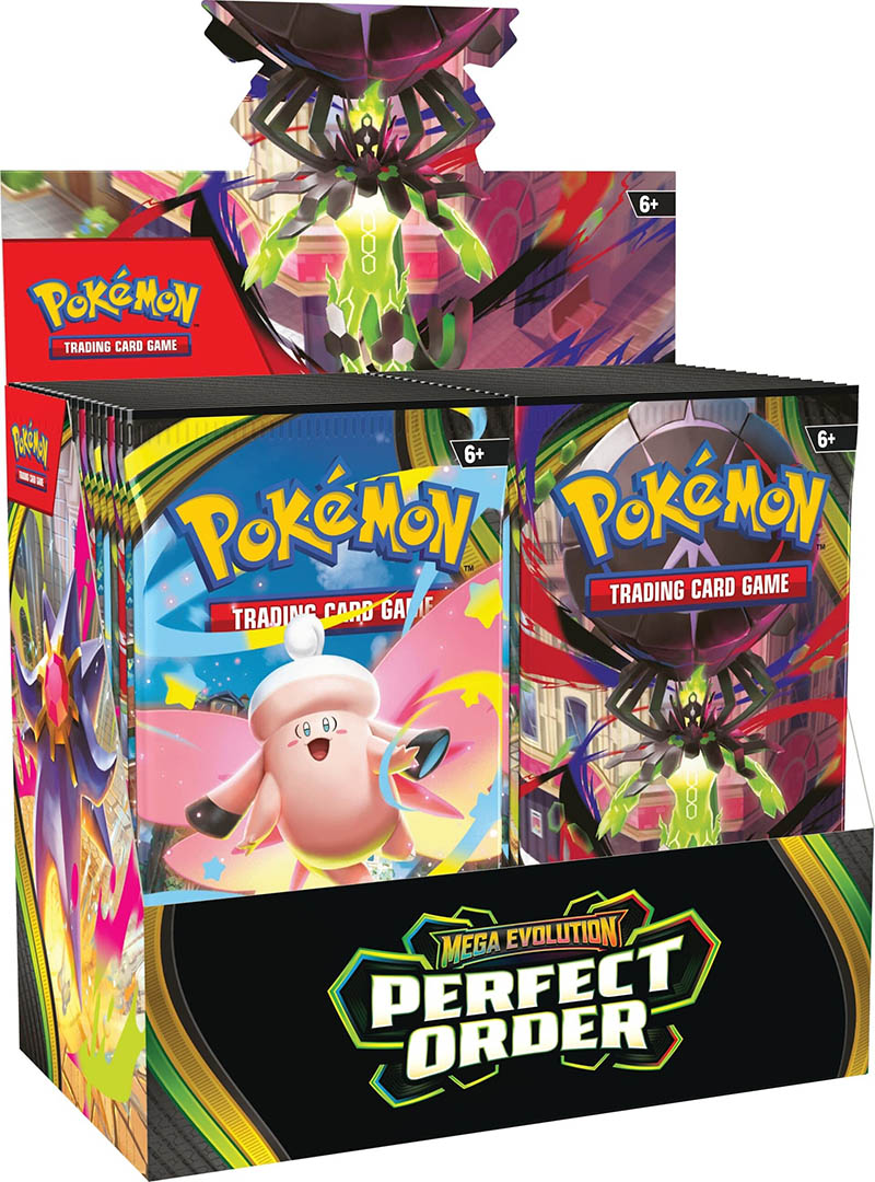 Thẻ bài TCG Pokemon Mega Evolution Perfect Order Booster Box ME03