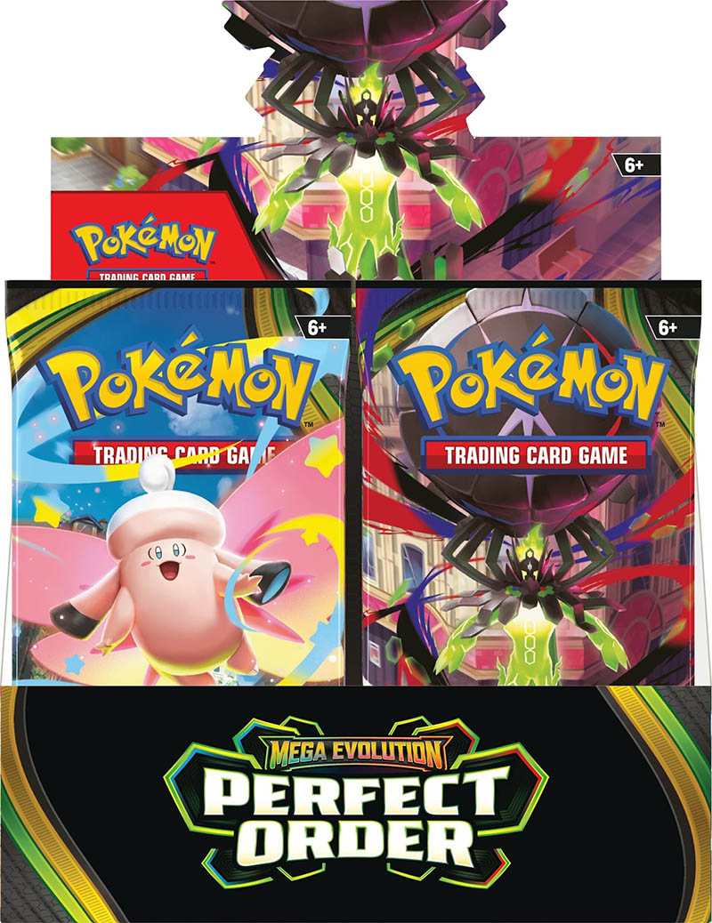 Thẻ bài TCG Pokemon Mega Evolution Perfect Order Booster Box ME03