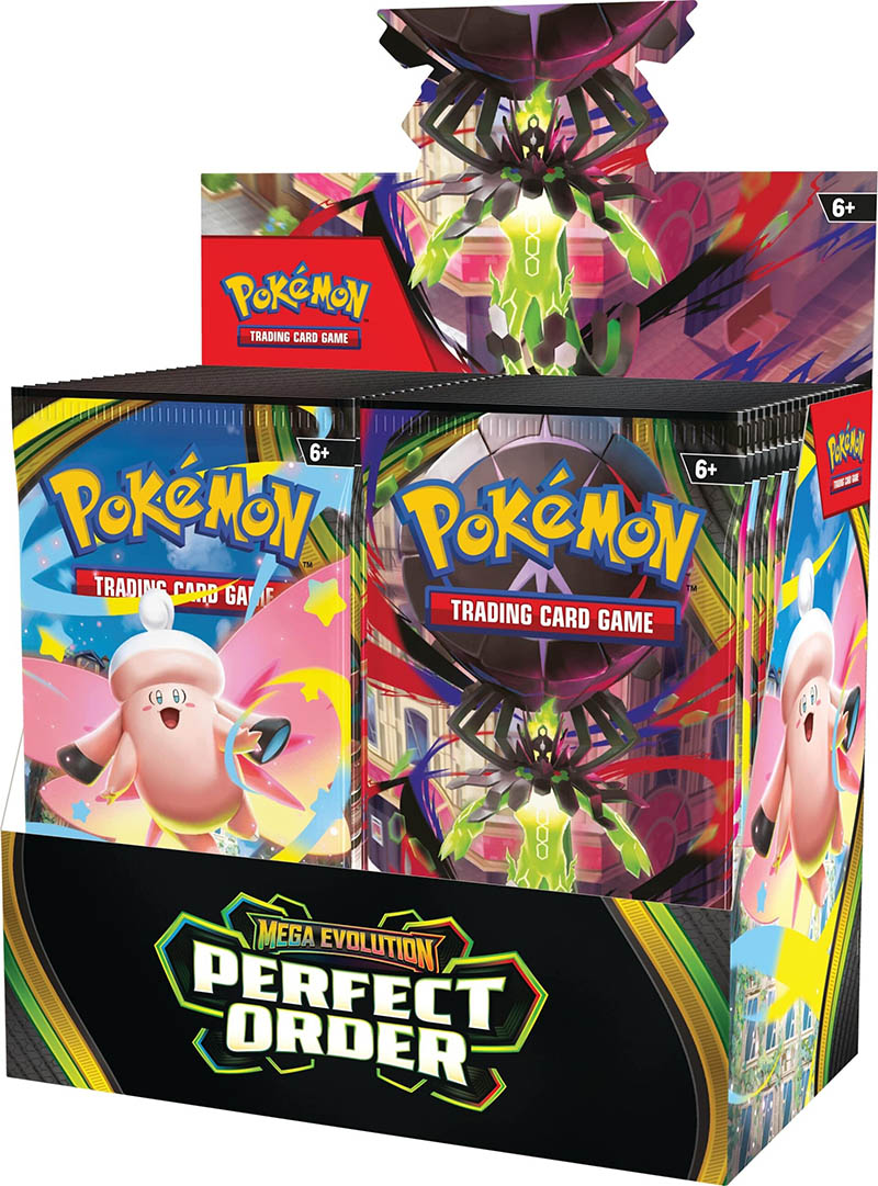 Thẻ bài TCG Pokemon Mega Evolution Perfect Order Booster Box ME03