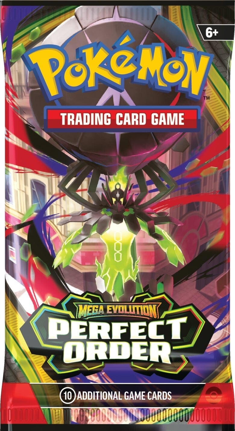 Thẻ bài TCG Pokemon Mega Evolution Perfect Order Booster Pack ME03