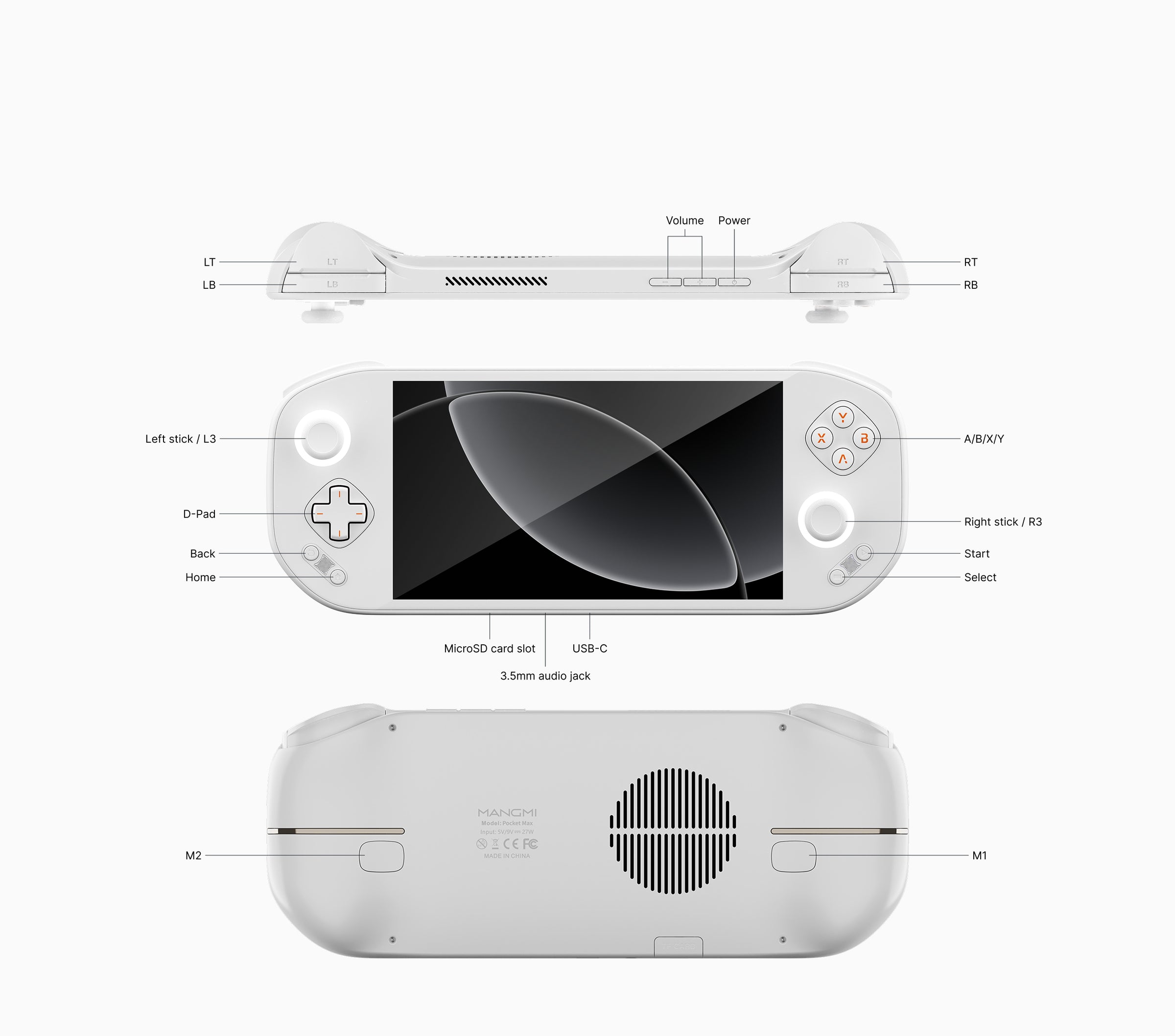 Giới Thiệu Máy Retro Game cầm tay MANGMI POCKET MAX màn hình IPS 7 inch hệ điều hành Android 13