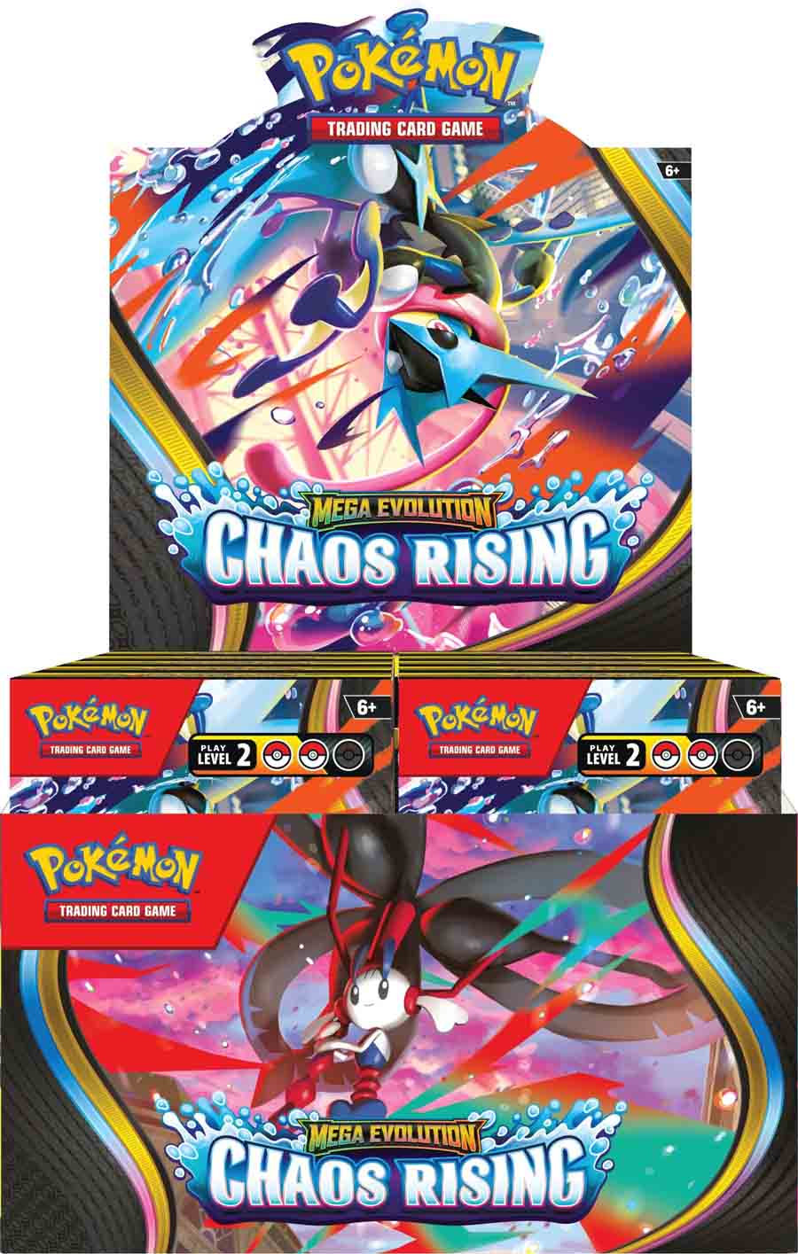 Thẻ bài TCG Pokemon Mega Evolution Chaos Rising Build & Battle ME04