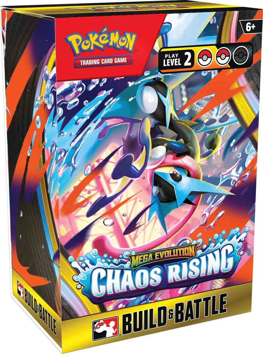 Thẻ bài TCG Pokemon Mega Evolution Chaos Rising Build & Battle ME04