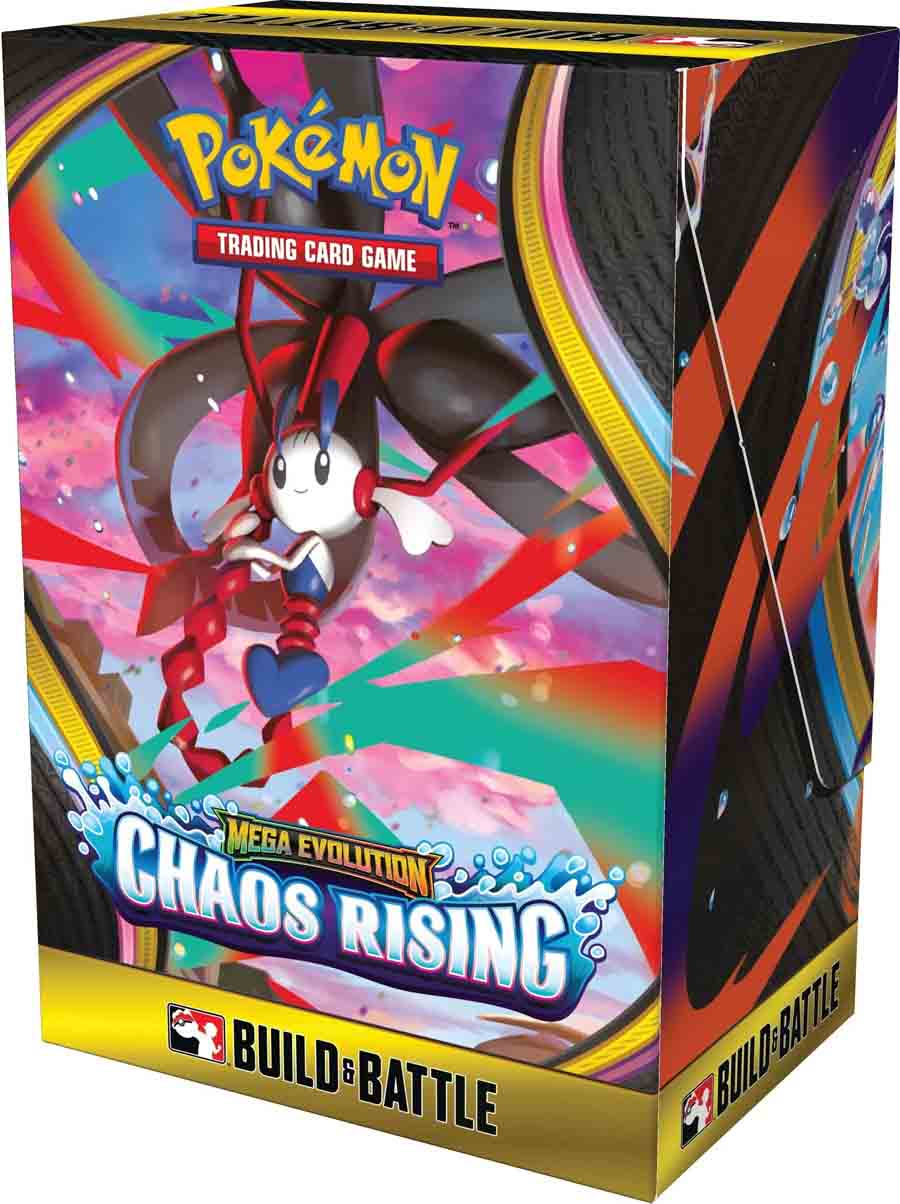 Thẻ bài TCG Pokemon Mega Evolution Chaos Rising Build & Battle ME04
