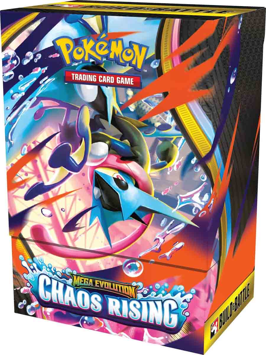 Thẻ bài TCG Pokemon Mega Evolution Chaos Rising Build & Battle ME04