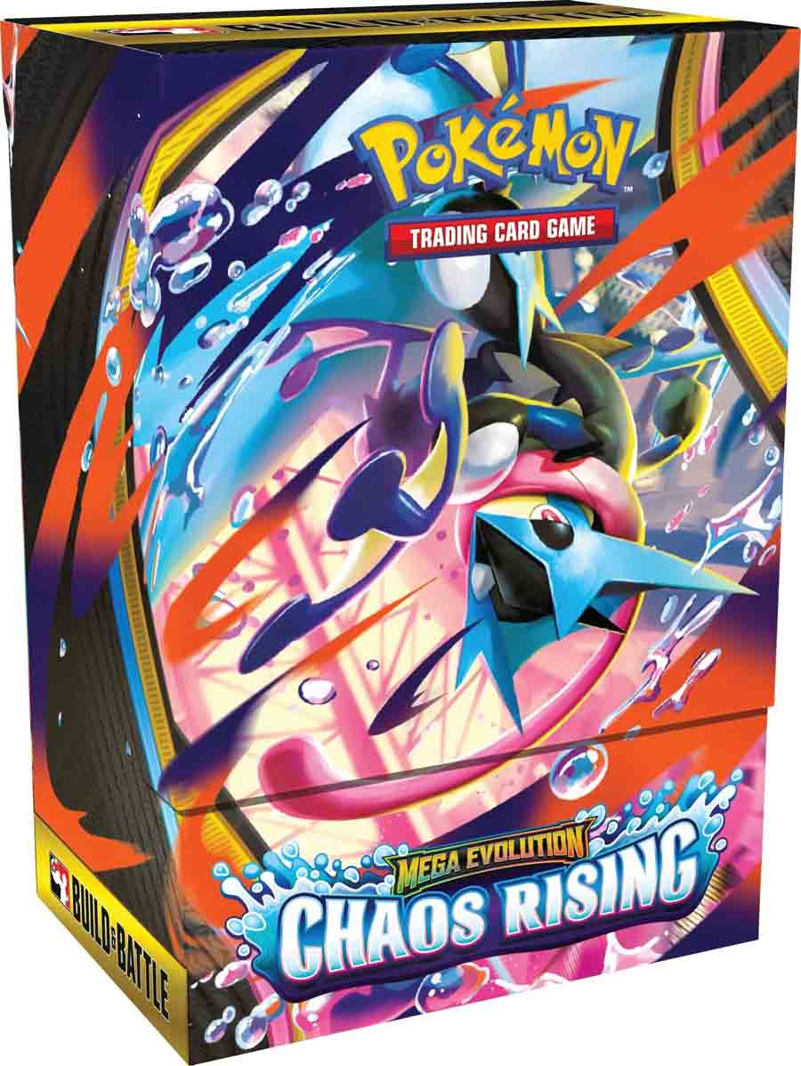 Thẻ bài TCG Pokemon Mega Evolution Chaos Rising Build & Battle ME04