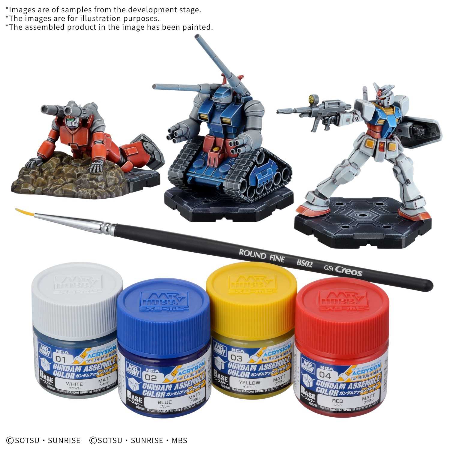 Bộ cờ chiến thuật Gundam Assemble Paint Pack 01 PA01
