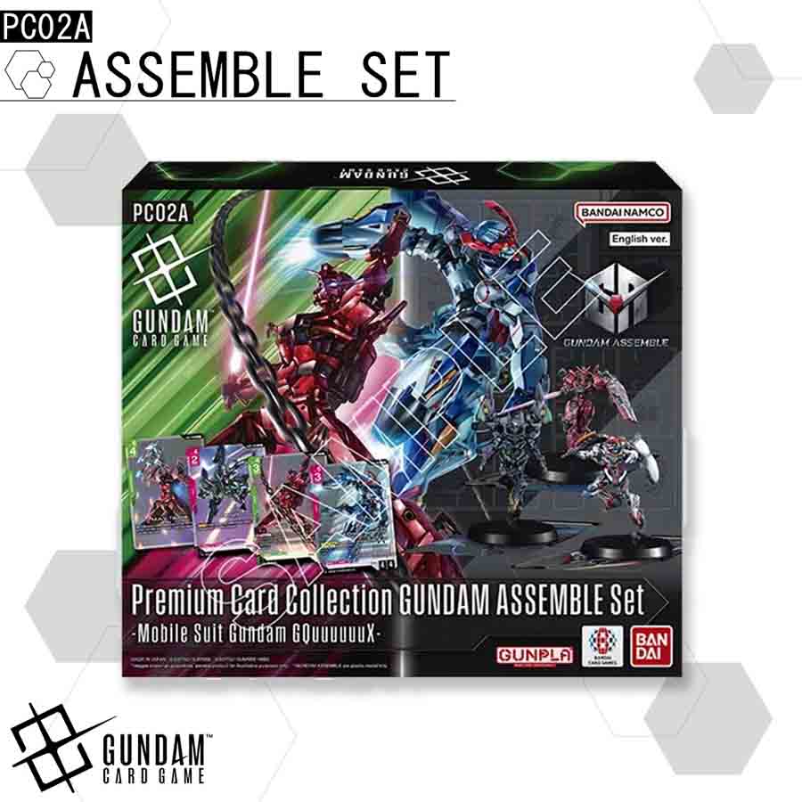 Thẻ bài TCG Gundam Premium Card Collection Gundam Assemble Set Mobile Suit Gundam GQuuuuuuX PC02A
