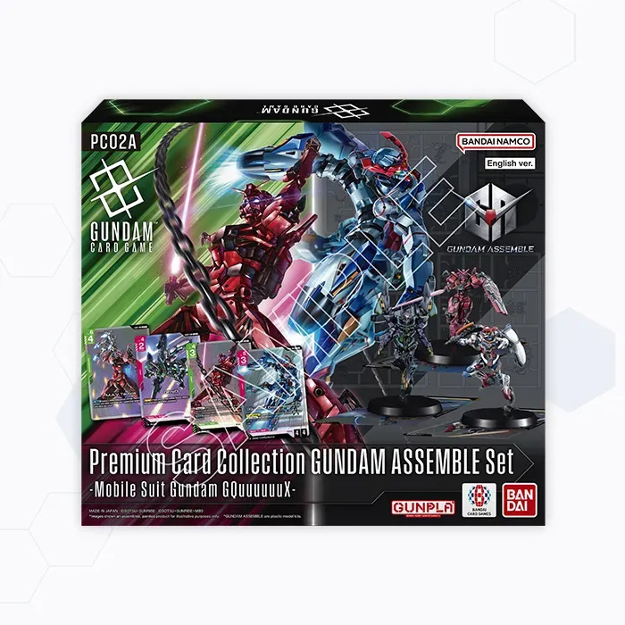 Thẻ bài TCG Gundam Premium Card Collection Gundam Assemble Set Mobile Suit Gundam GQuuuuuuX PC02A