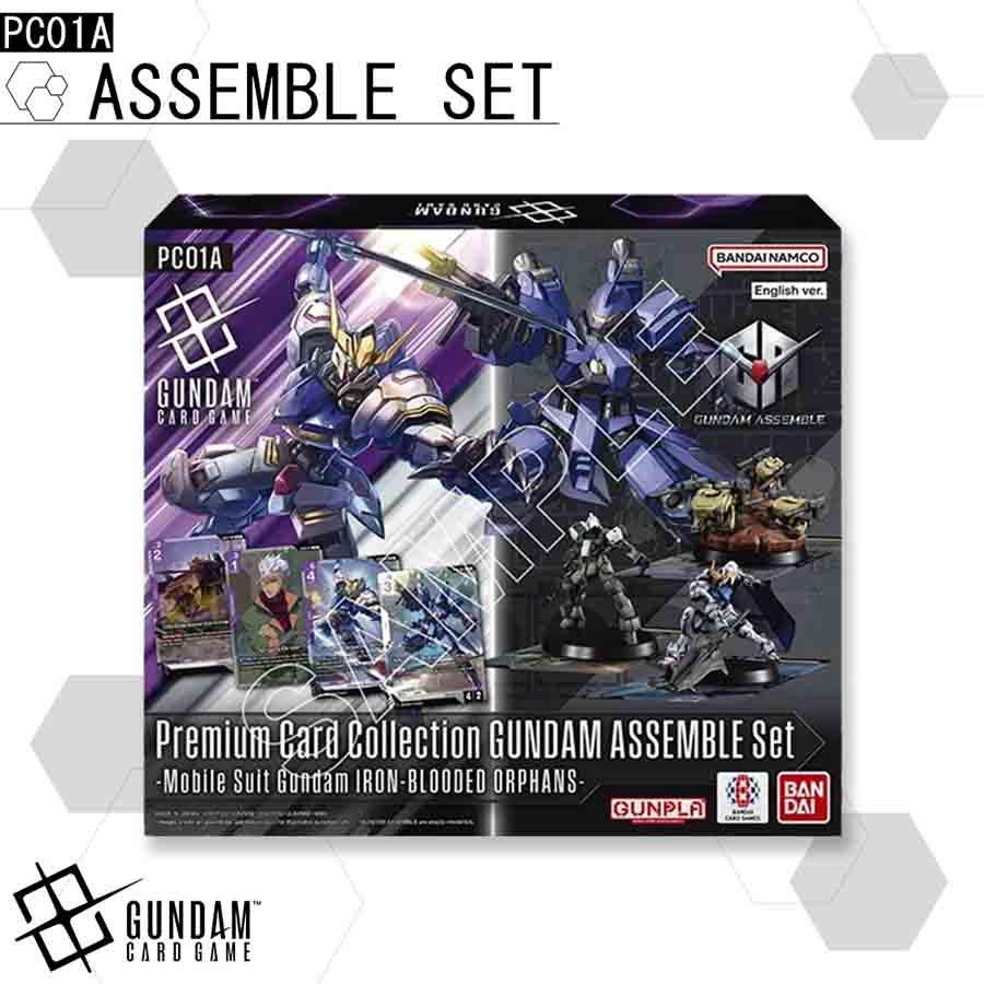 Thẻ bài TCG Gundam Premium Card Collection Gundam Assemble Set Mobile Suit Iron -Blooded Orphans- PC01A