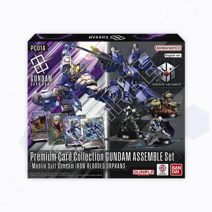 Thẻ bài TCG Gundam Premium Card Collection Gundam Assemble Set Mobile Suit Iron -Blooded Orphans- PC01A
