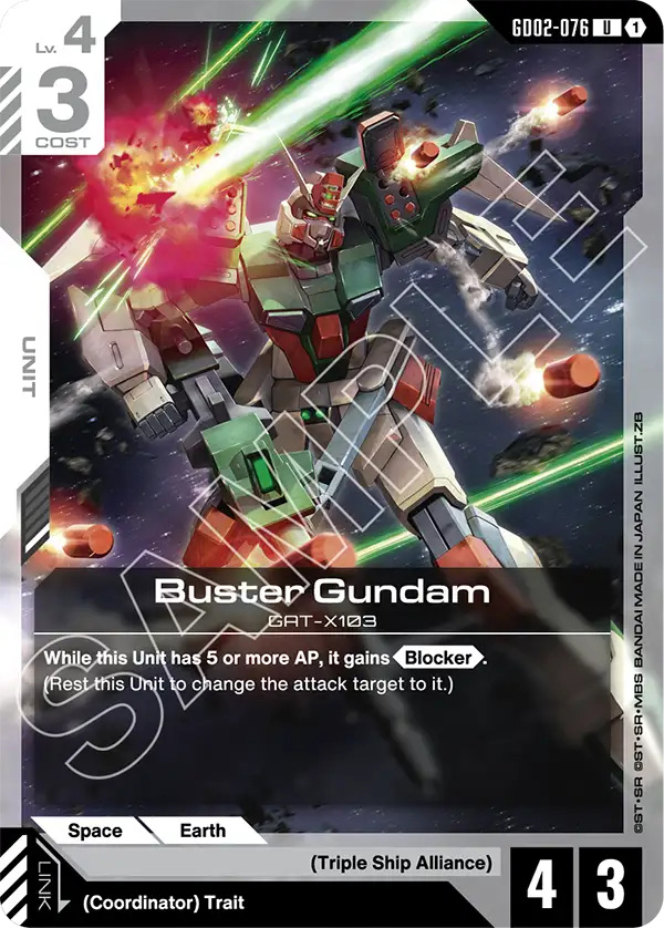 Thẻ bài TCG Gundam Ultimate Deck Destiny Ignition ST09
