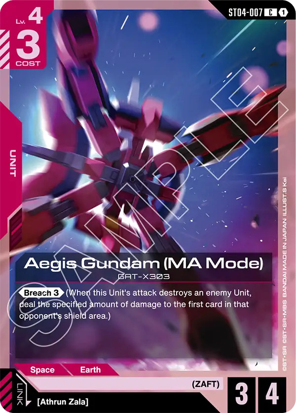 Thẻ bài TCG Gundam Ultimate Deck Destiny Ignition ST09