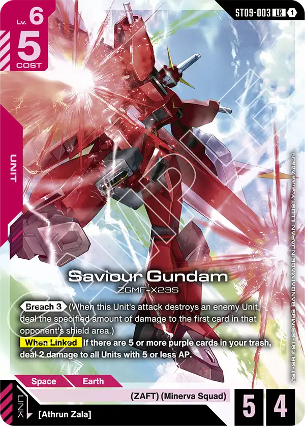 Thẻ bài TCG Gundam Ultimate Deck Destiny Ignition ST09