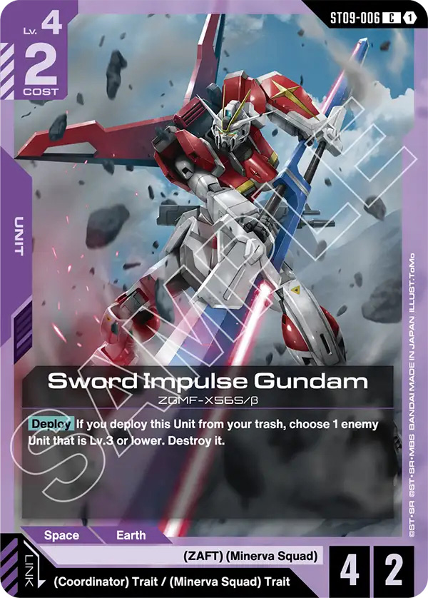 Thẻ bài TCG Gundam Ultimate Deck Destiny Ignition ST09