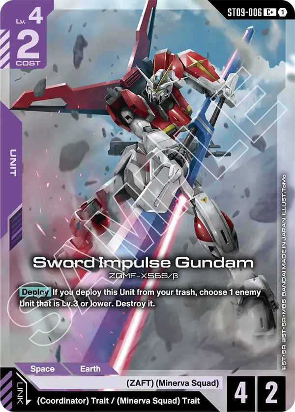 Thẻ bài TCG Gundam Ultimate Deck Destiny Ignition ST09