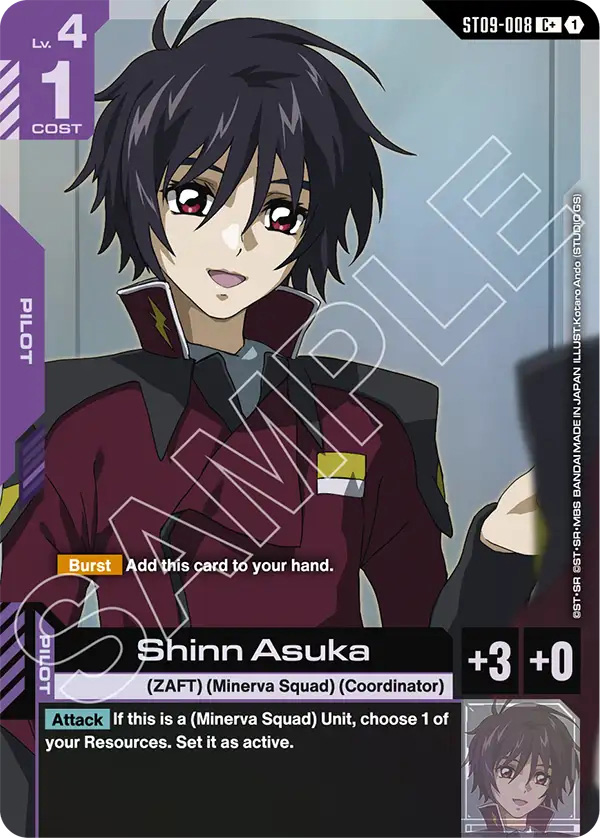Thẻ bài TCG Gundam Ultimate Deck Destiny Ignition ST09