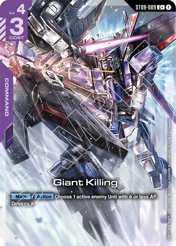 Thẻ bài TCG Gundam Ultimate Deck Destiny Ignition ST09