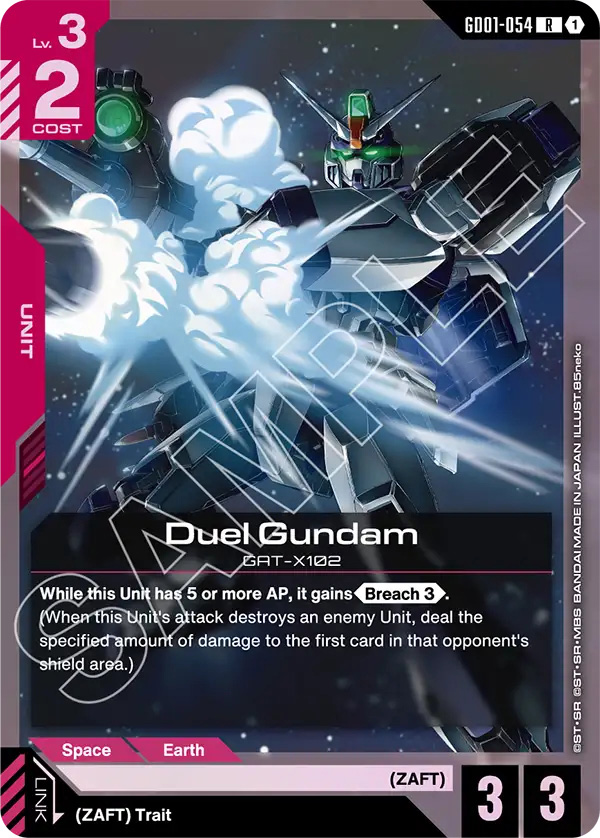 Thẻ bài TCG Gundam Ultimate Deck Destiny Ignition ST09