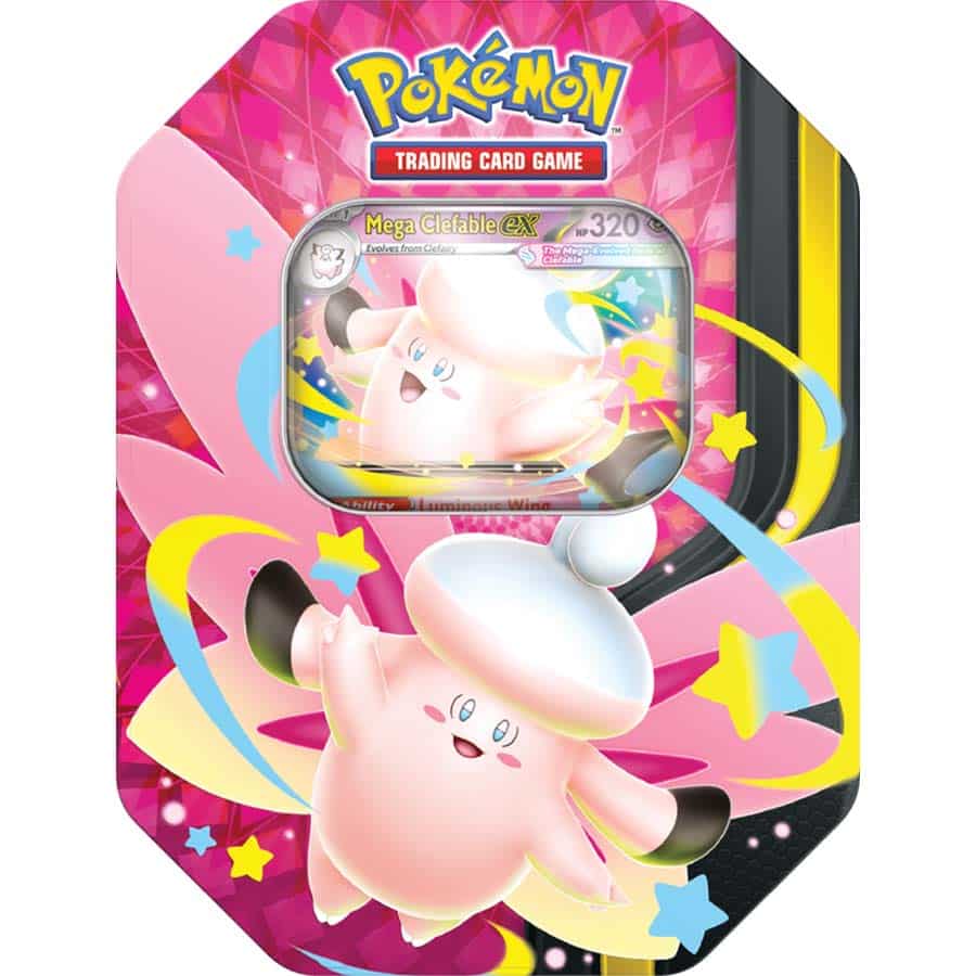 Thẻ bài TCG Pokemon Moonlit Tin Mega Clefable