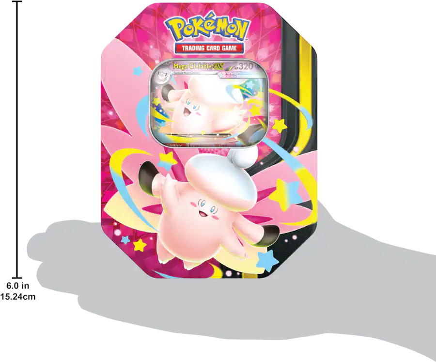 Thẻ bài TCG Pokemon Moonlit Tin Mega Clefable