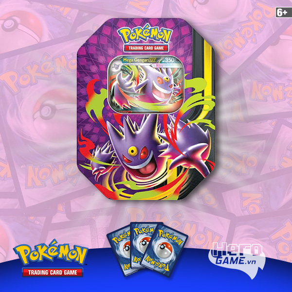 Thẻ bài TCG Pokemon Moonlit Tin Mega Gengar